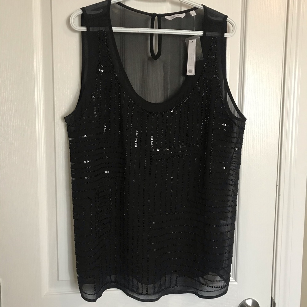 Reitman’s Glass Beaded Tank Top